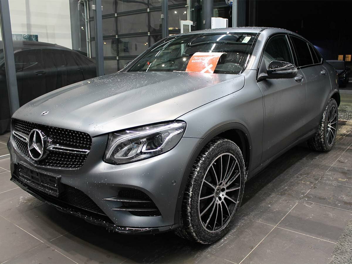 GLC Coupe 2020 серый матовый