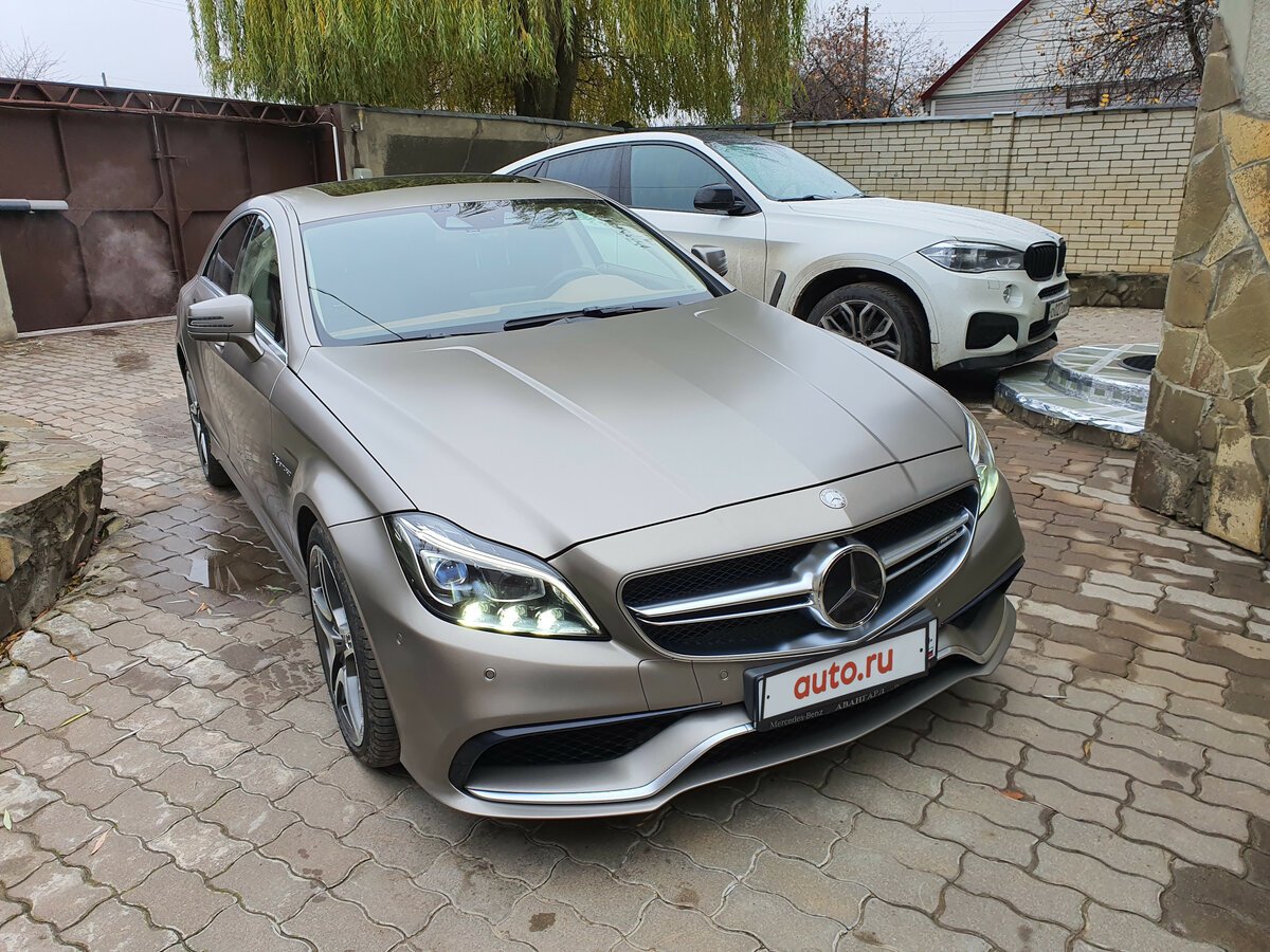 Мерседес CLS 63 AMG серый матовый