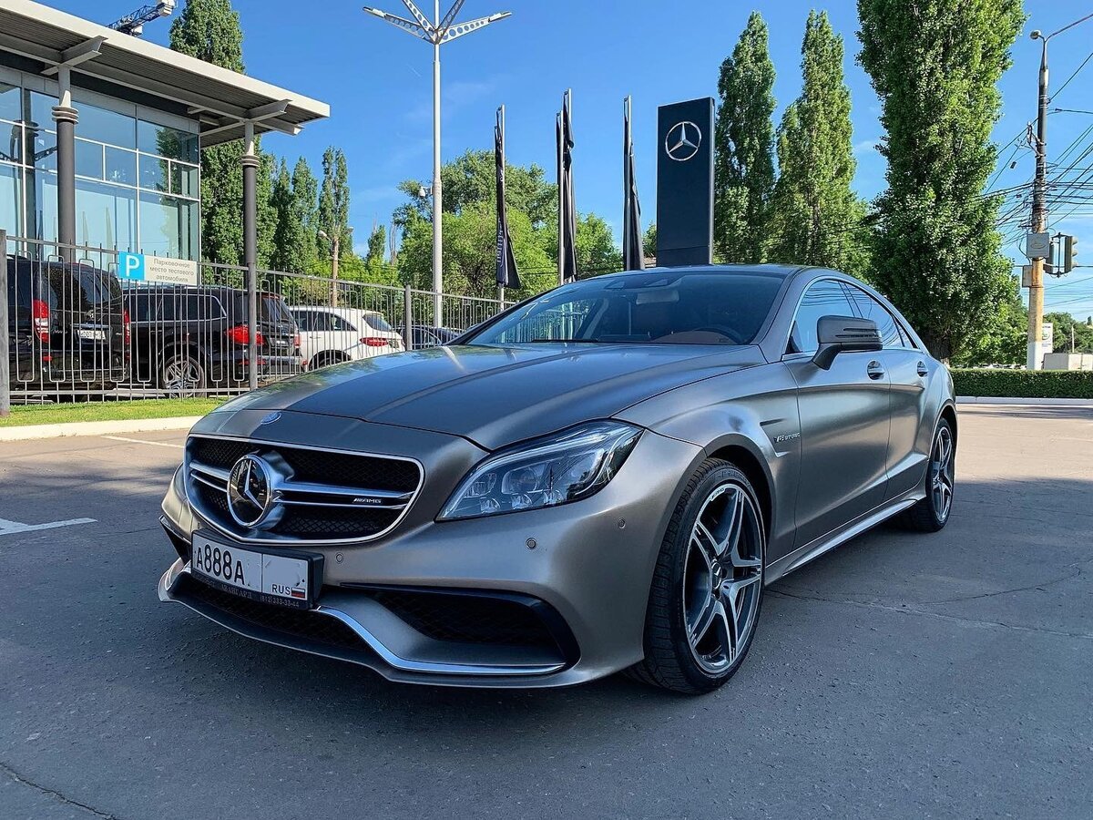 Мерседес CLS 218 серый