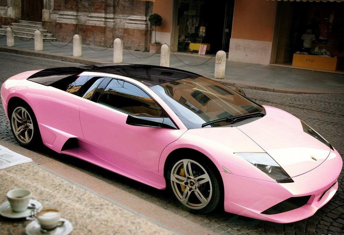Lamborghini Murcielago lp640 розовая