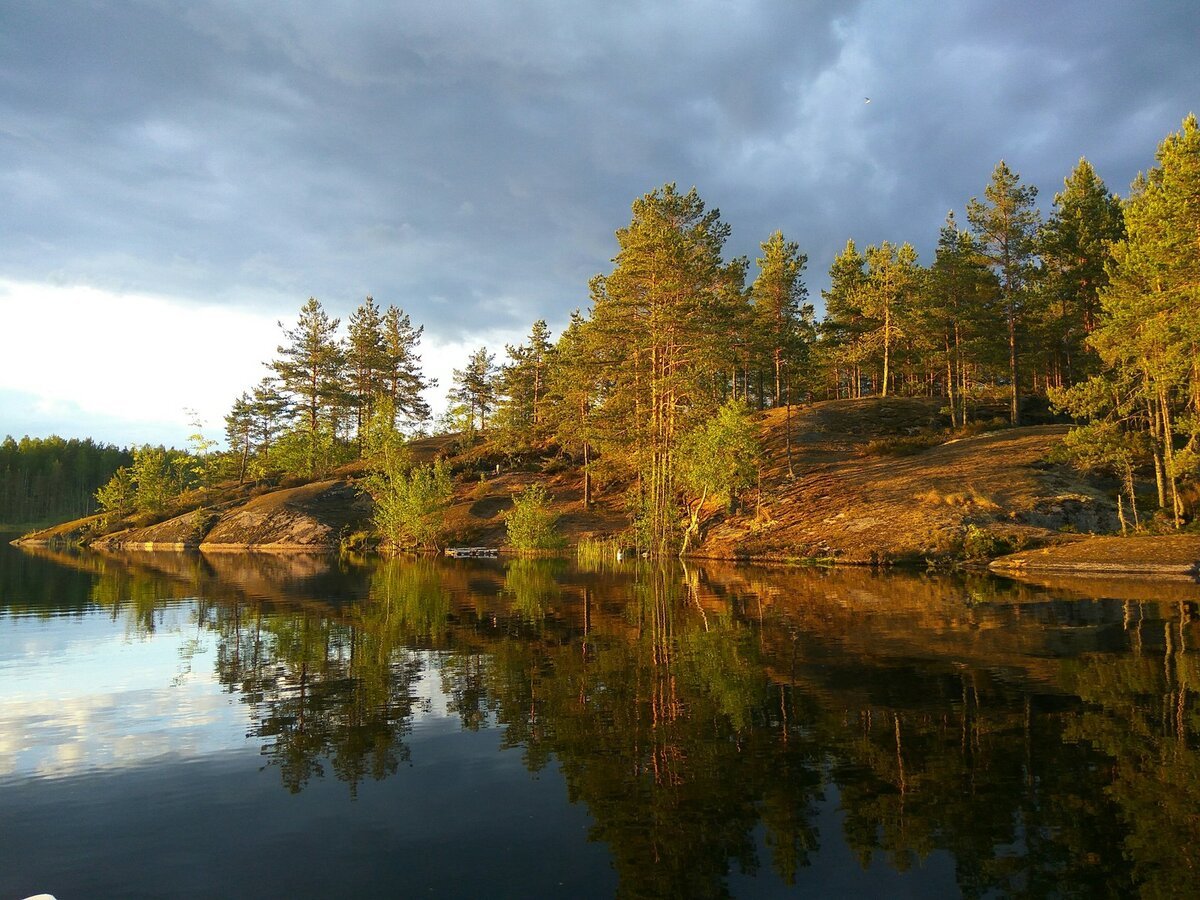 Озеро Корпиярви Карелия