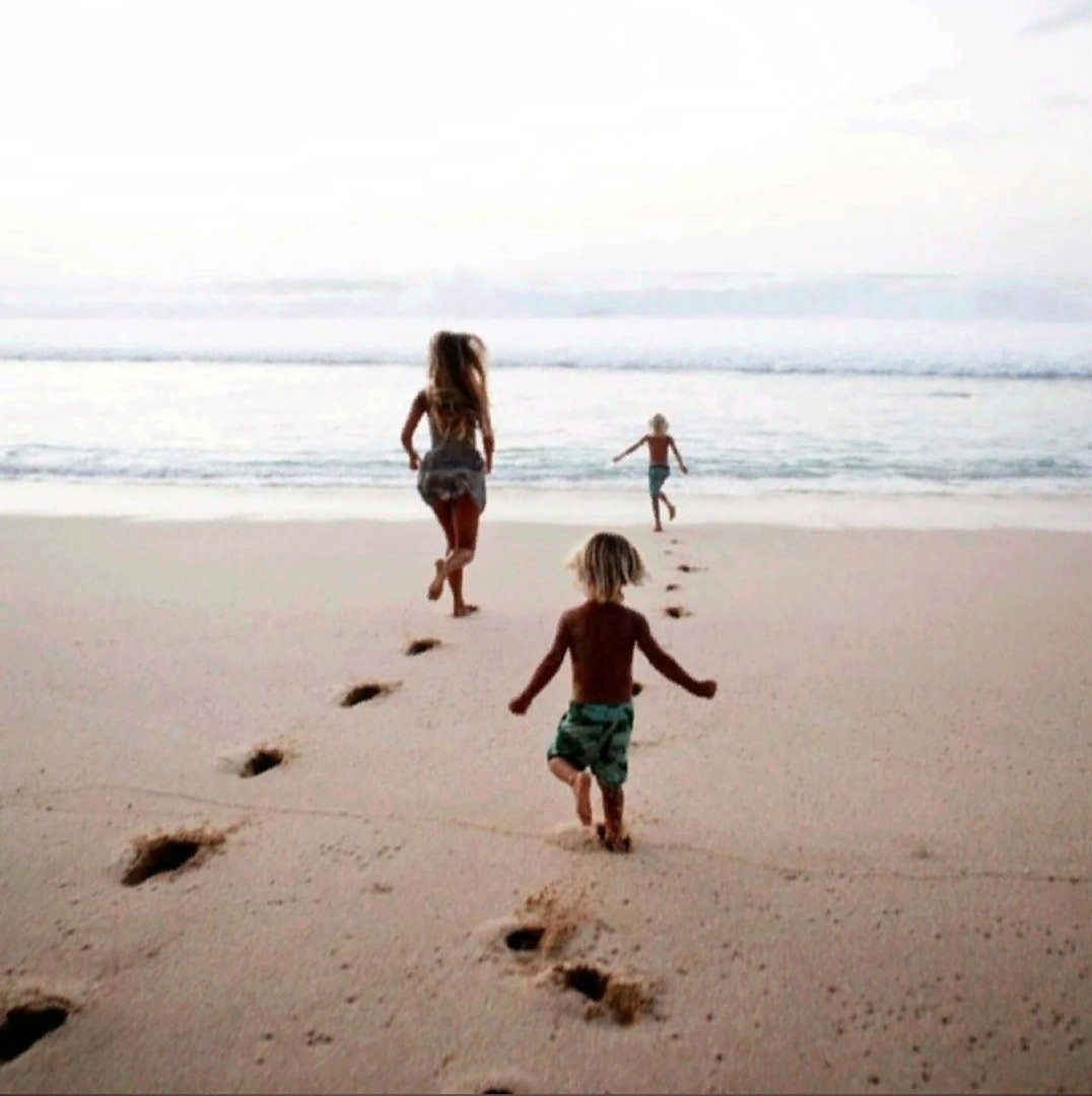 Фотосессия с пляжем дети семья пляж