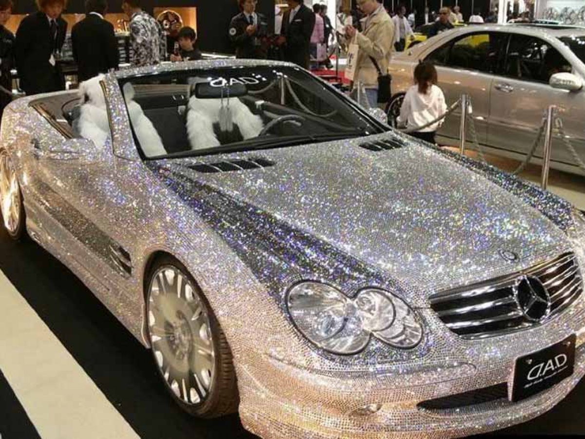 Алмазный автомобиль Mercedes sl500