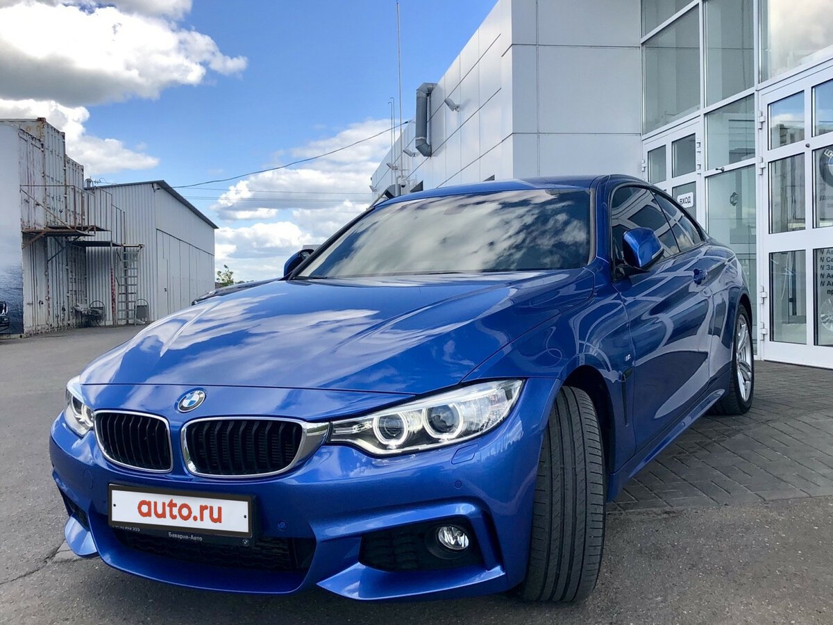 BMW 420d XDRIVE синяя