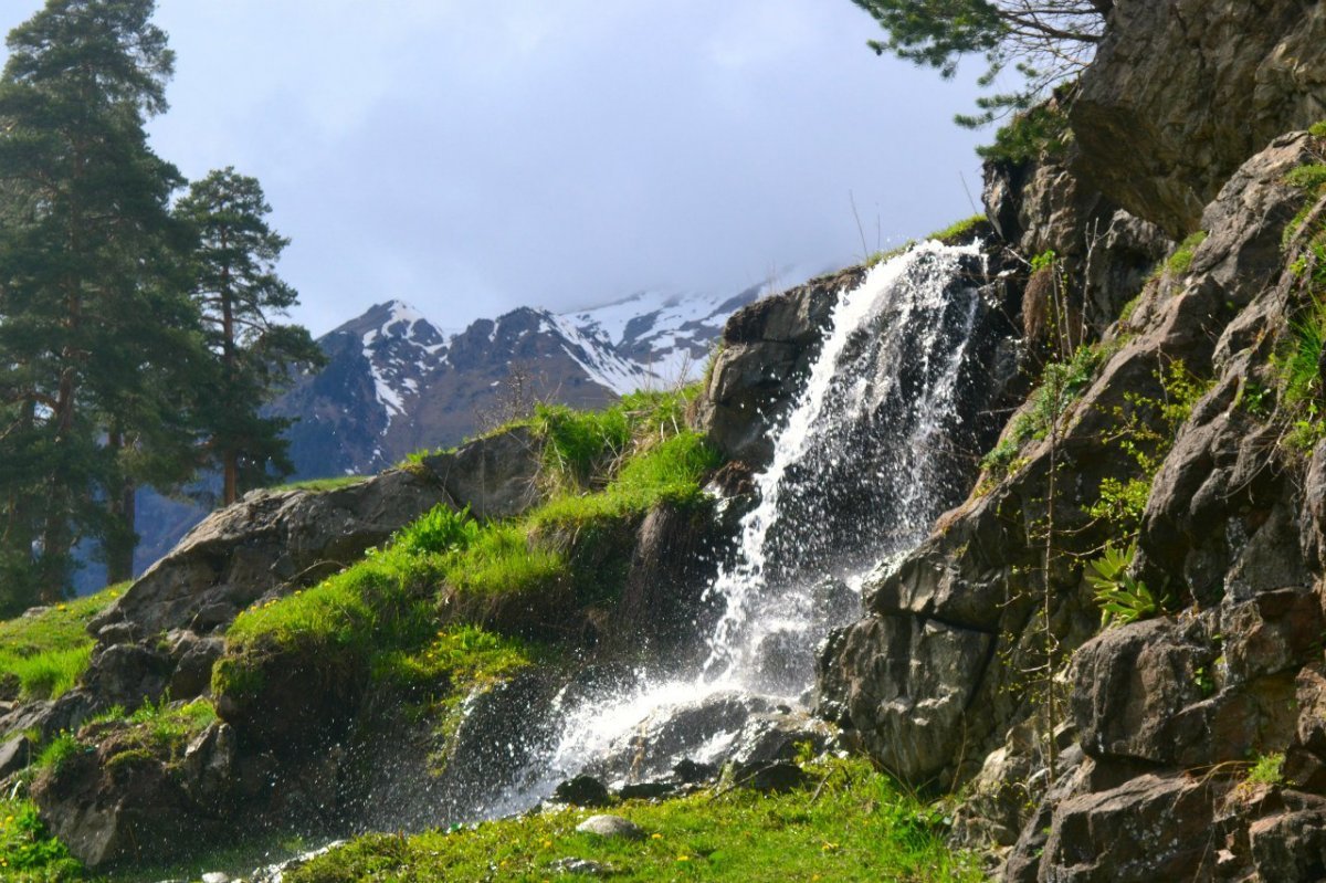 Водопад Кратерное Архыз