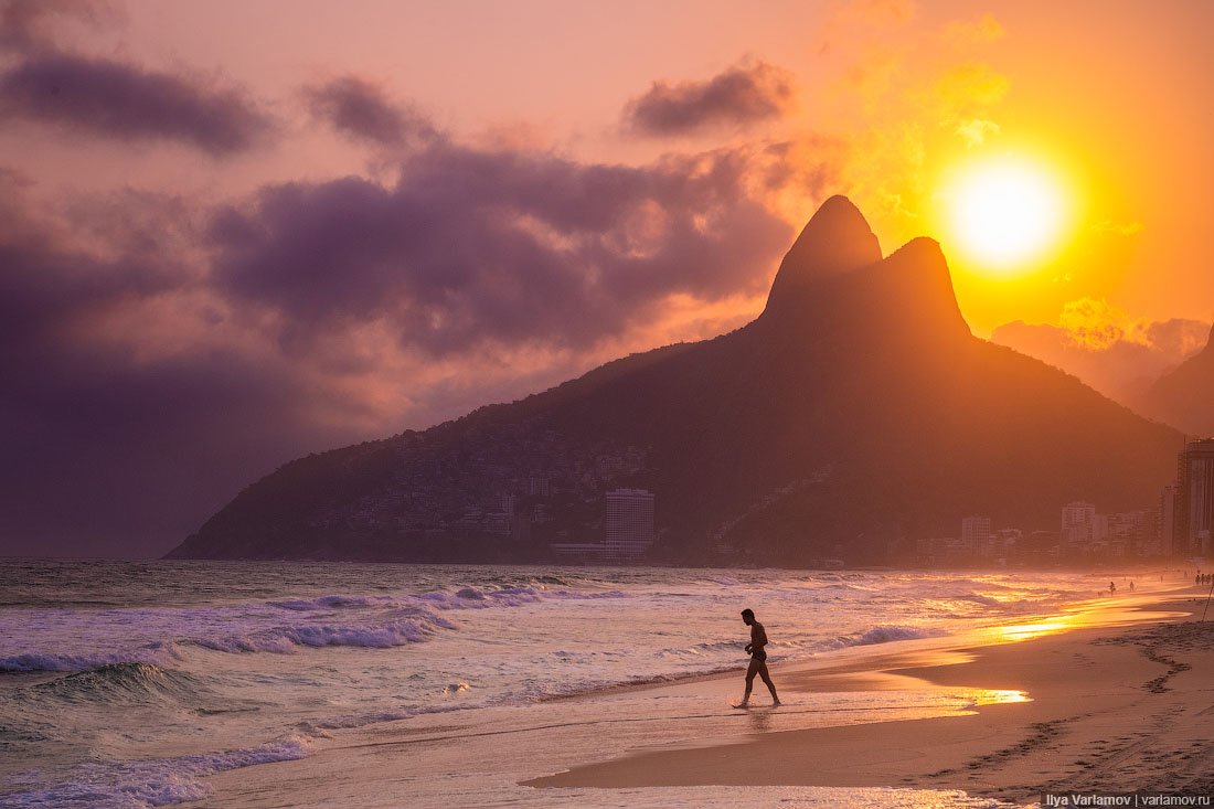 Рио де Жанейро закат