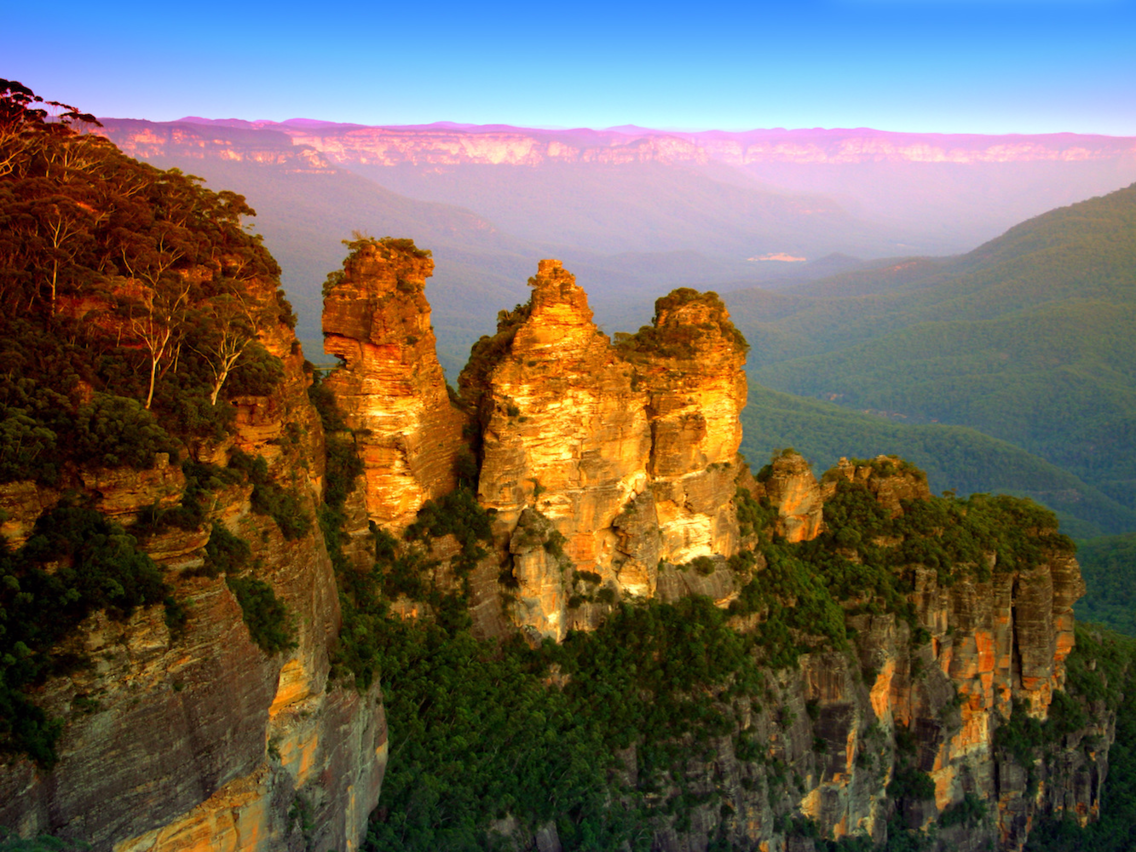 Парк голубые горы в Австралии