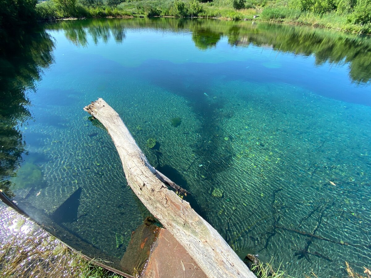 Озеро в Ворсме Нижегородской области голубое озеро