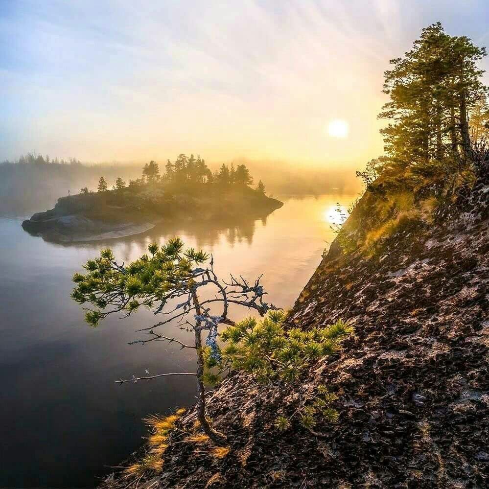 Озеро Янисъярви Карелия