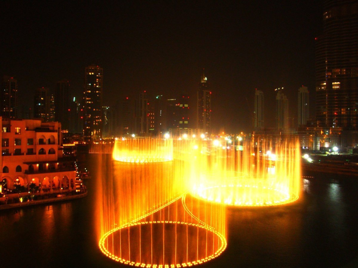 Дубай фонтан Танцующий