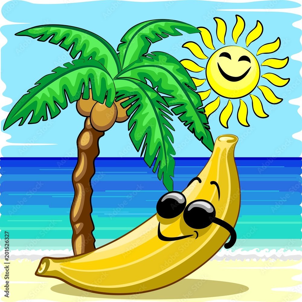 Бананы под пальмой