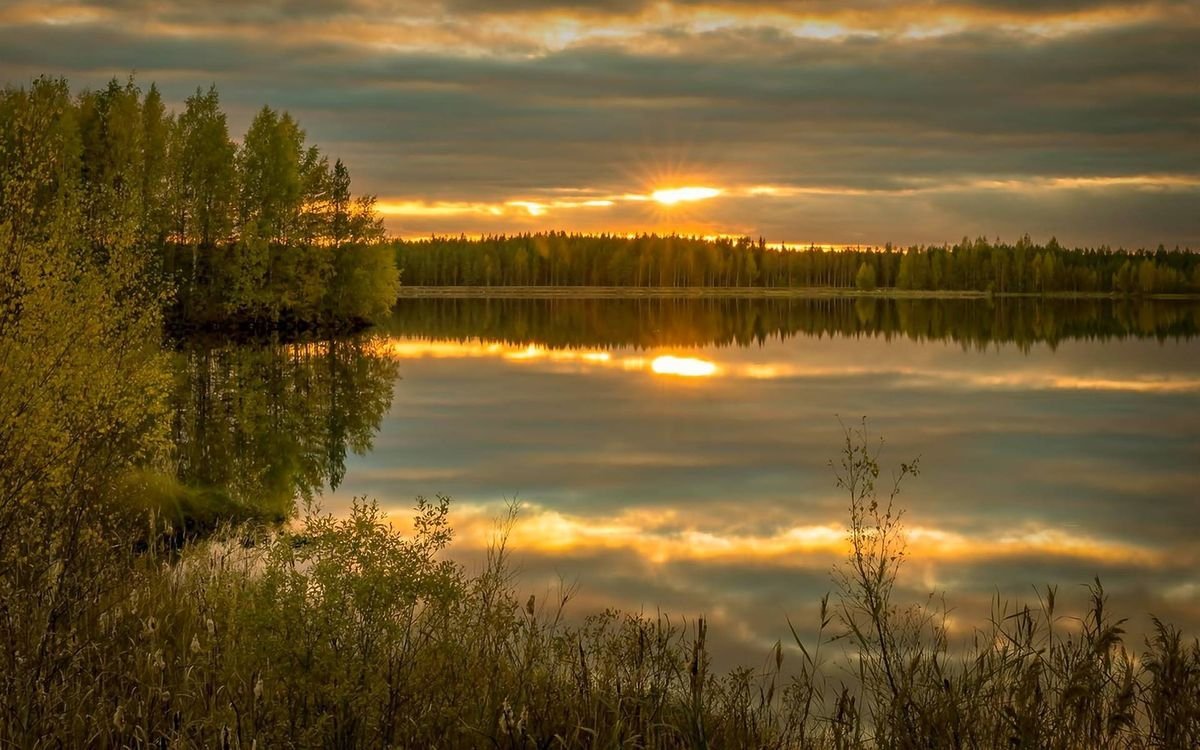 Русская природа озеро