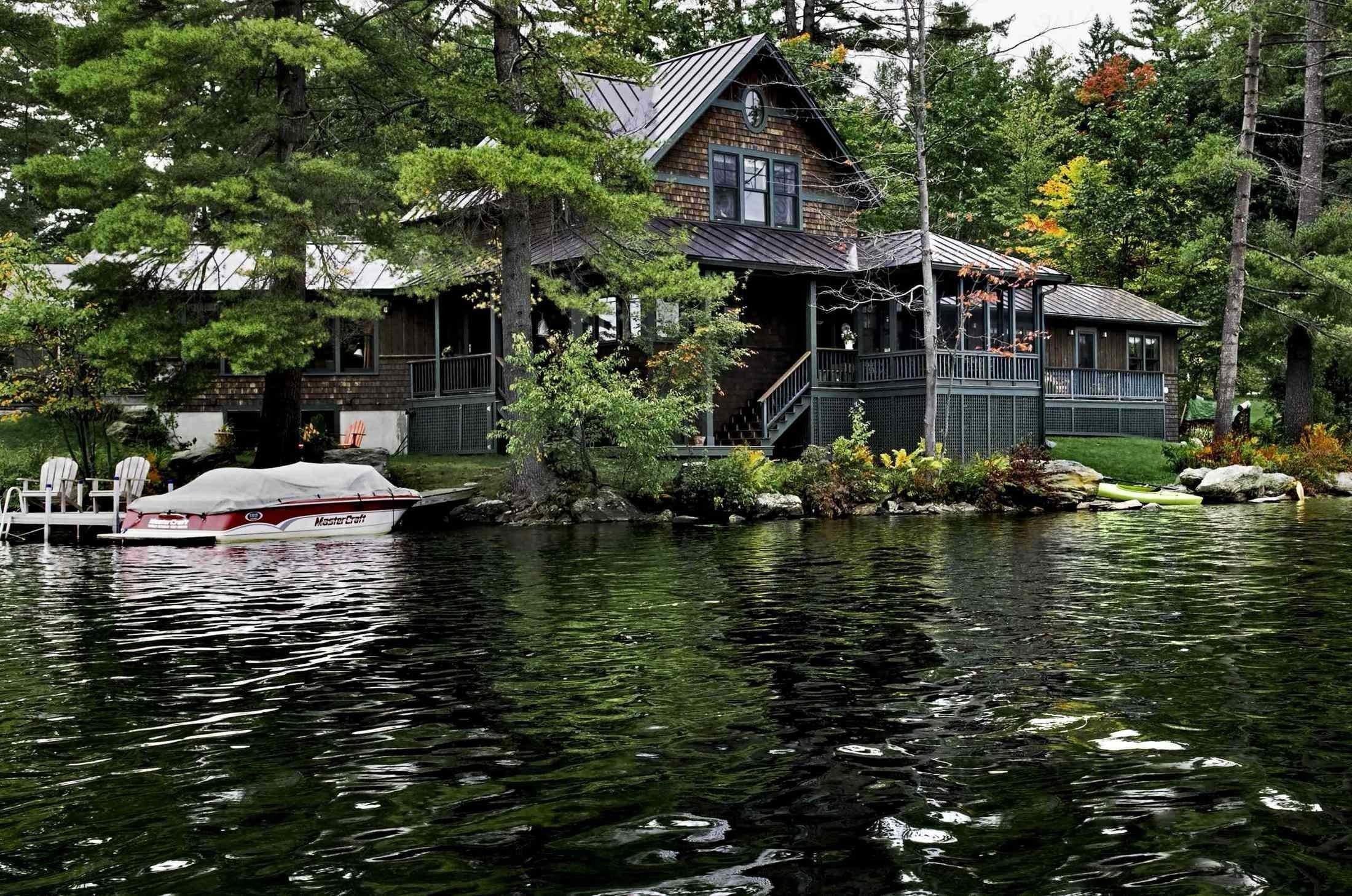 Красивые дома на воде