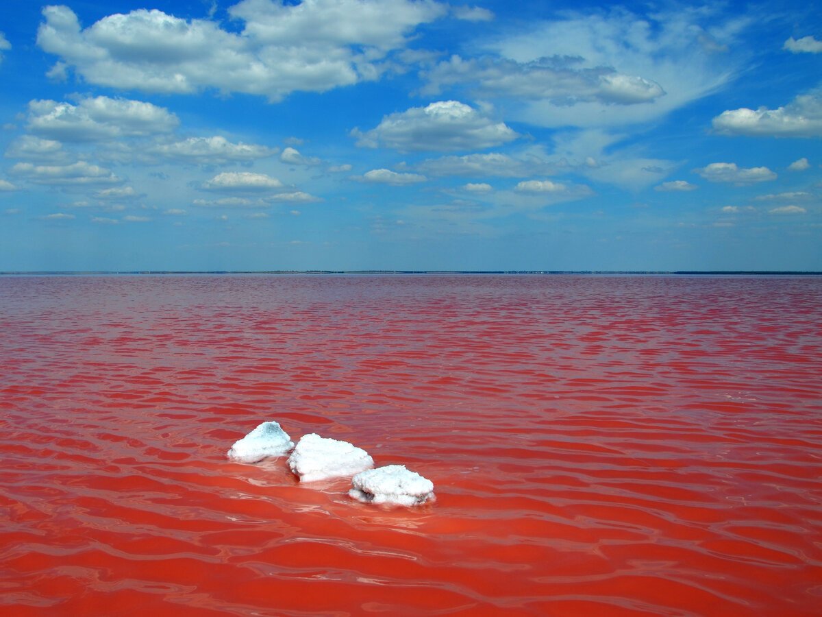 Соляное озеро Сасык-Сиваш
