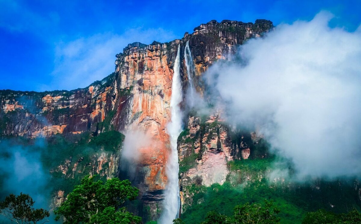 Южная Америка водопад Анхель