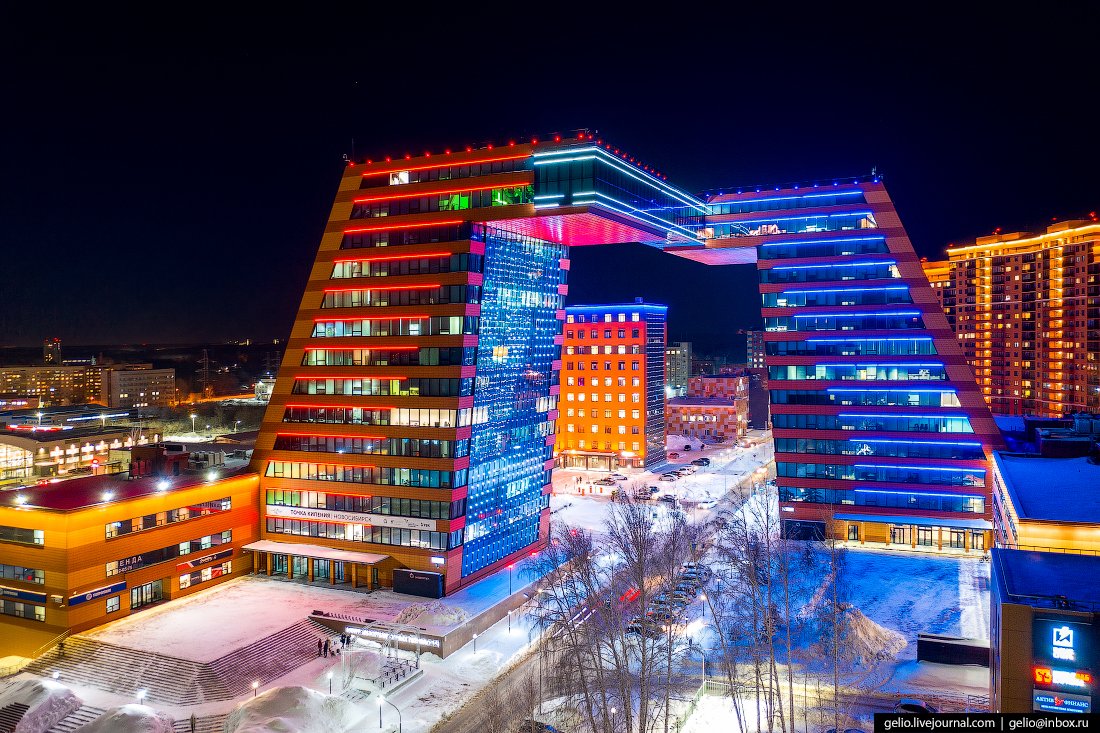 Технопарк Академгородок Новосибирск зима