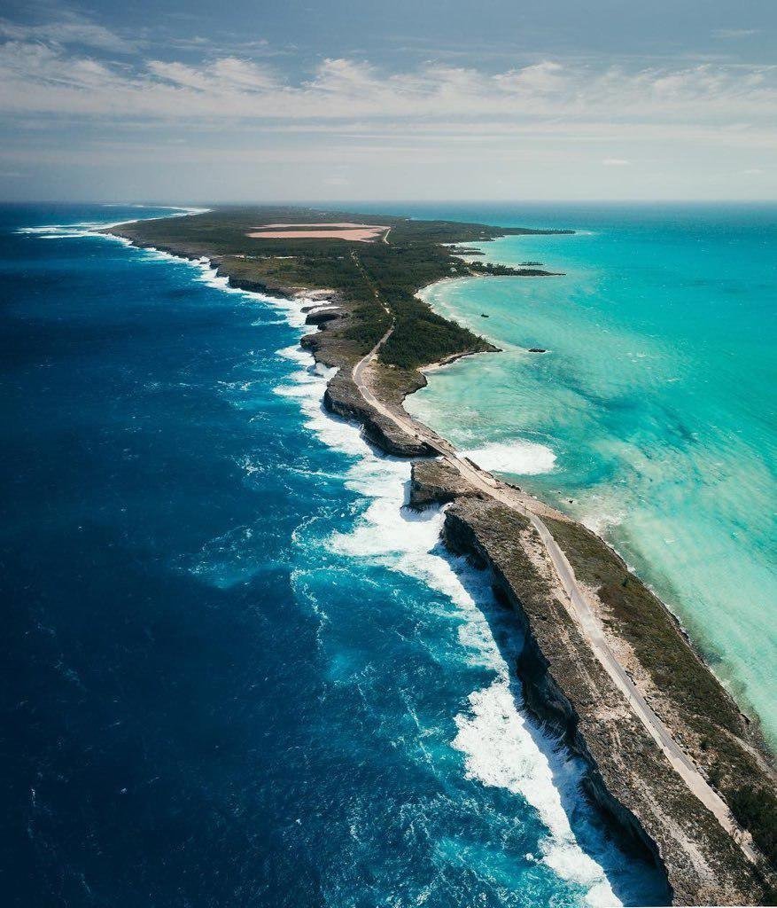Остров омываемый двумя океанами. Эльютера Багамы. Элеутера (Багамские острова). Остров Эльютера. Элеутера остров на Багамах.
