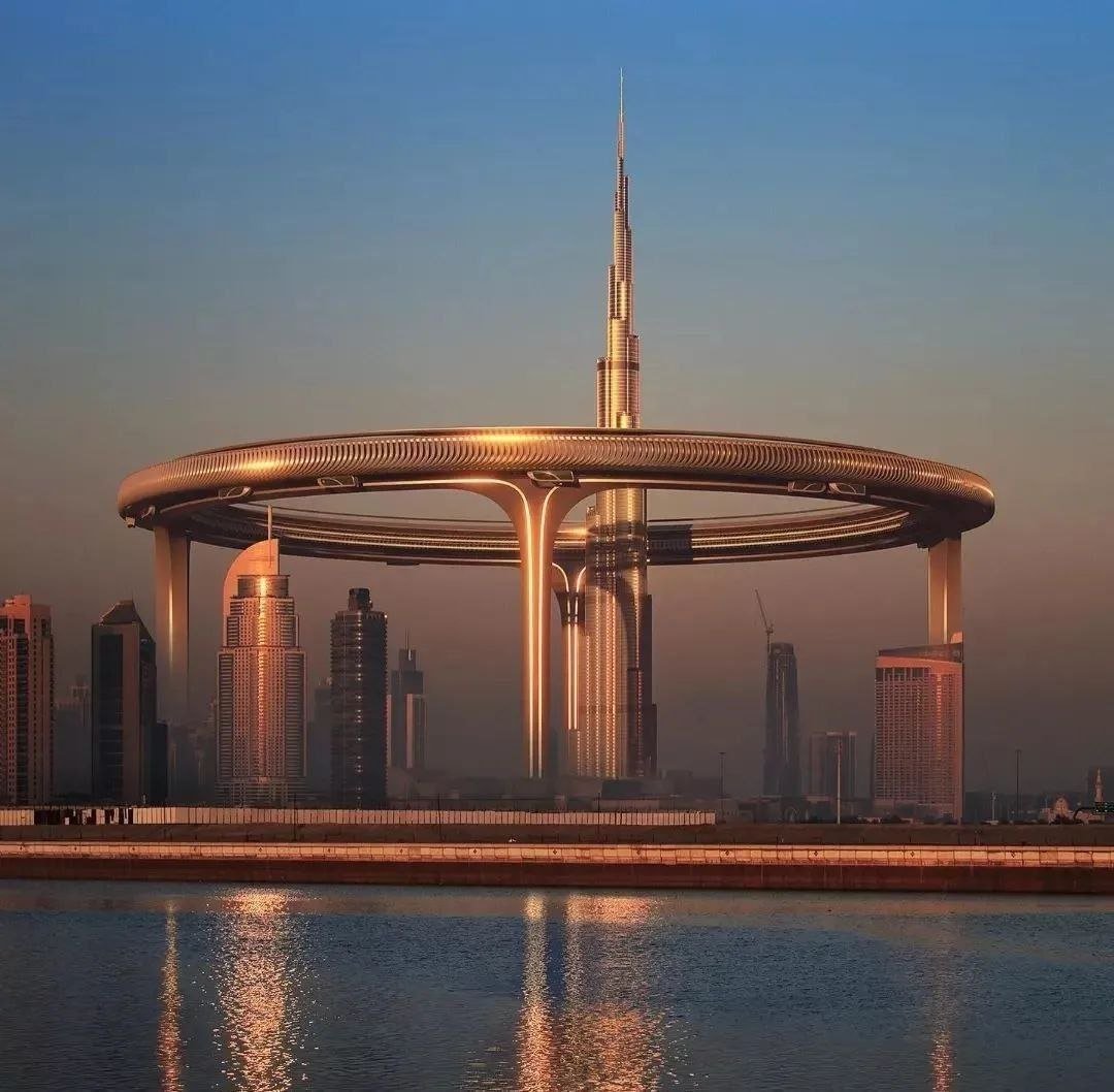 Бурдж-Халифа Дубай кольцо