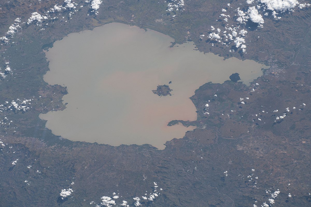 Озеро Тана со спутника spot