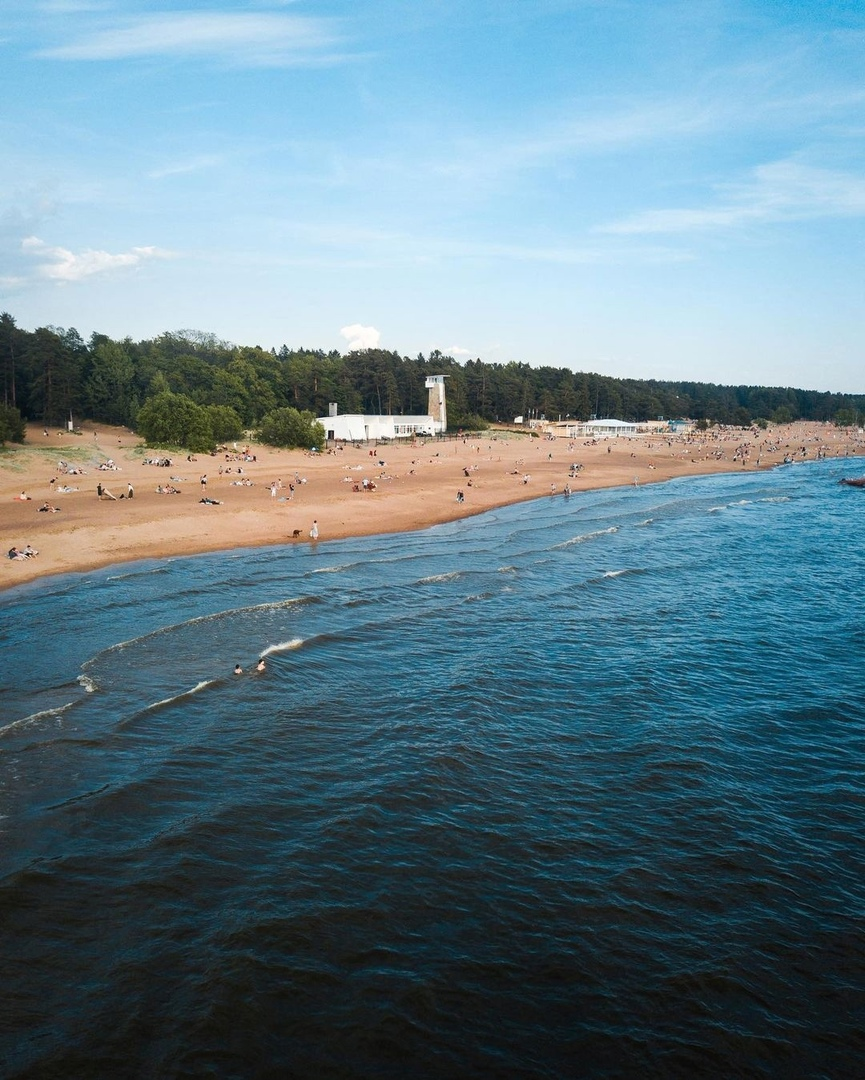 Посёлок солнечное Санкт-Петербург пляж ласковый