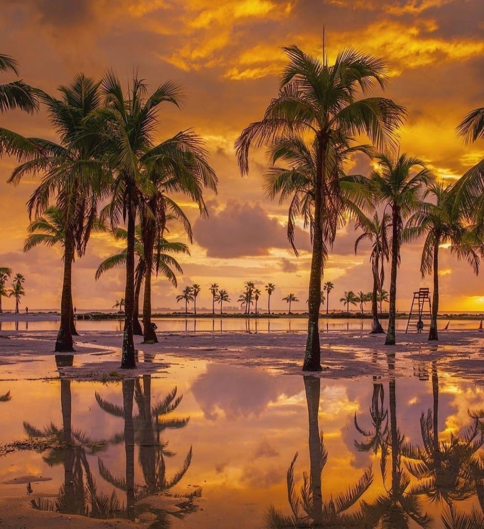 Самый красивый закат на Майами