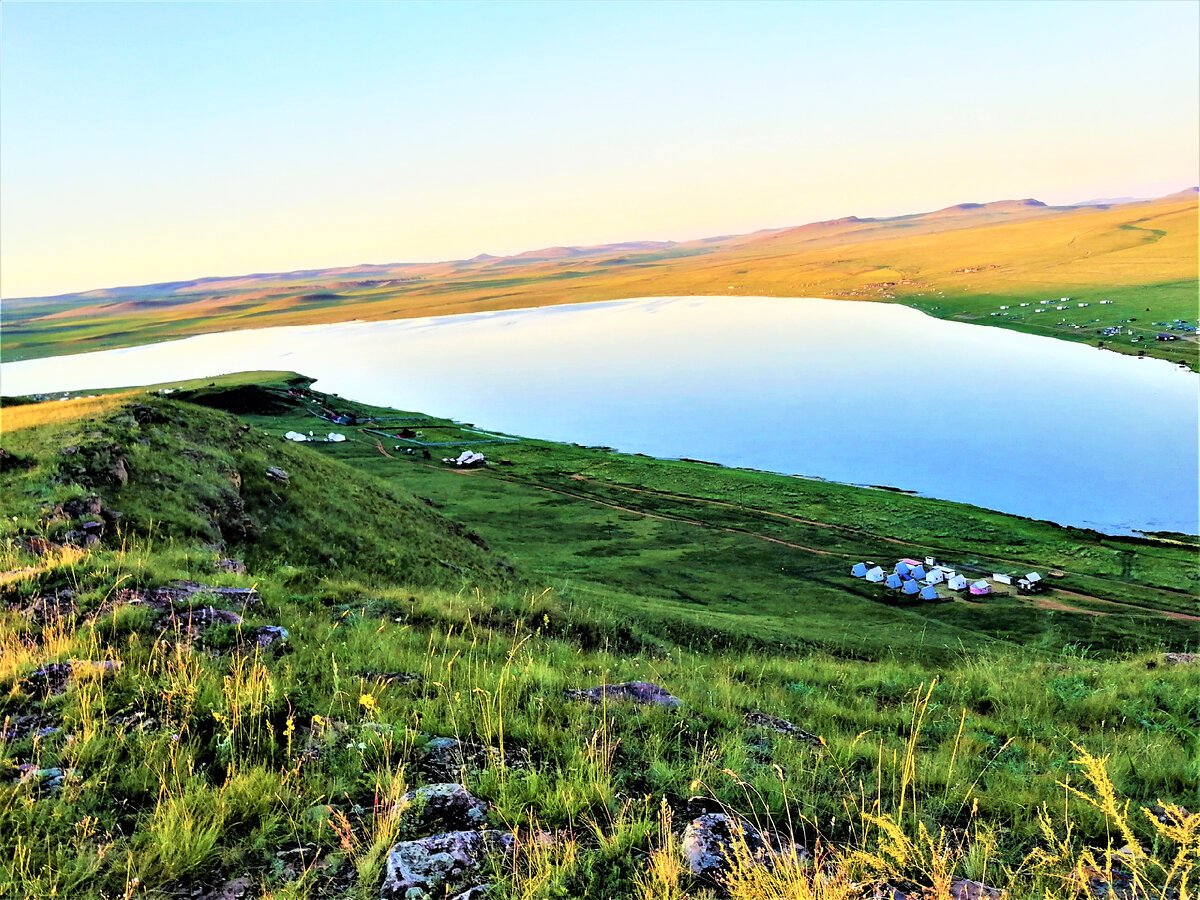Озеро туз в Хакасии