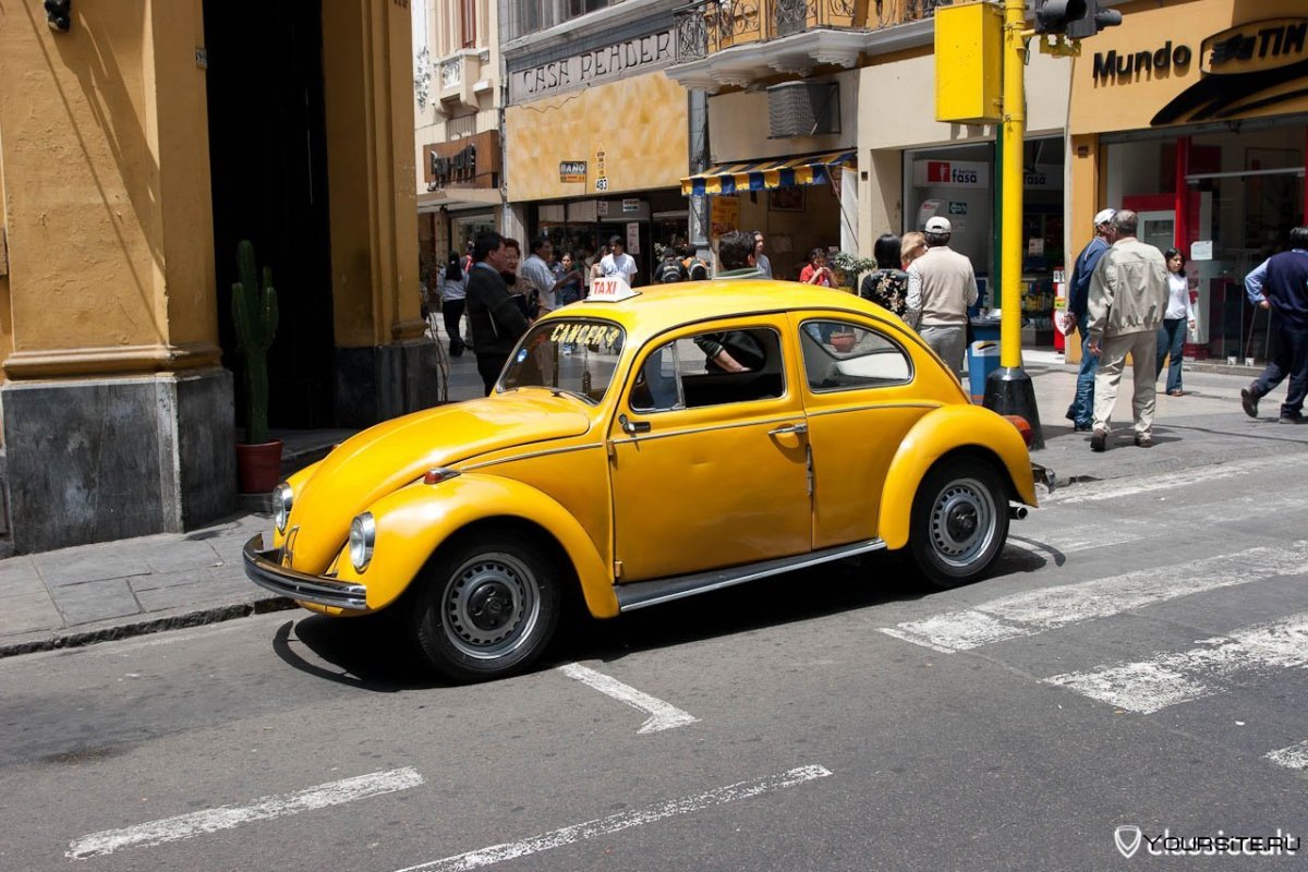 Volkswagen Beetle Yellow 1969