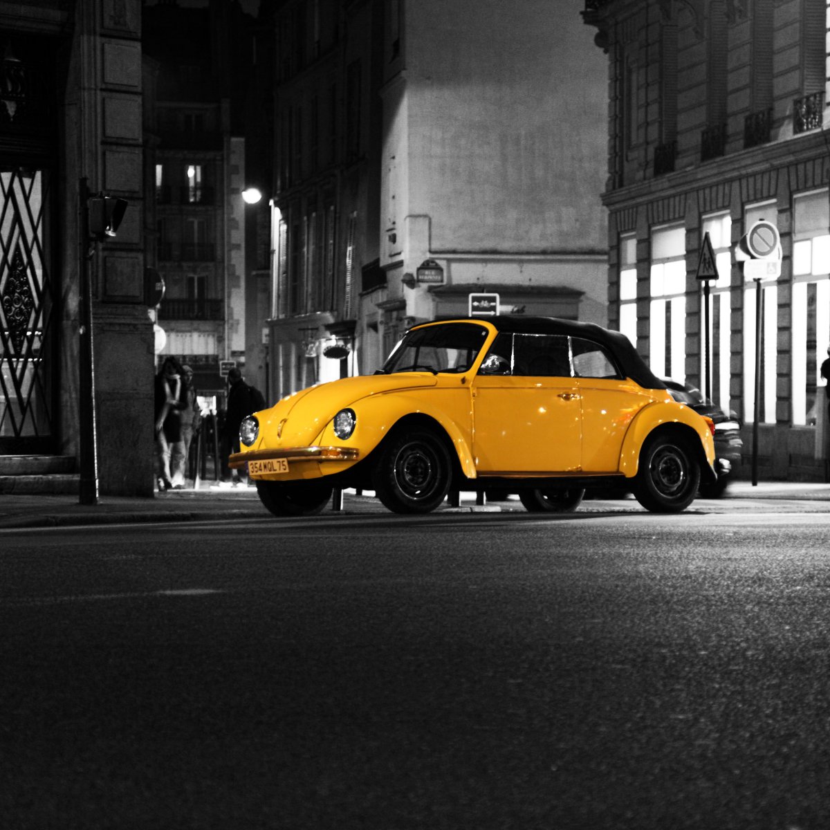 Volkswagen Beetle желтый 1969