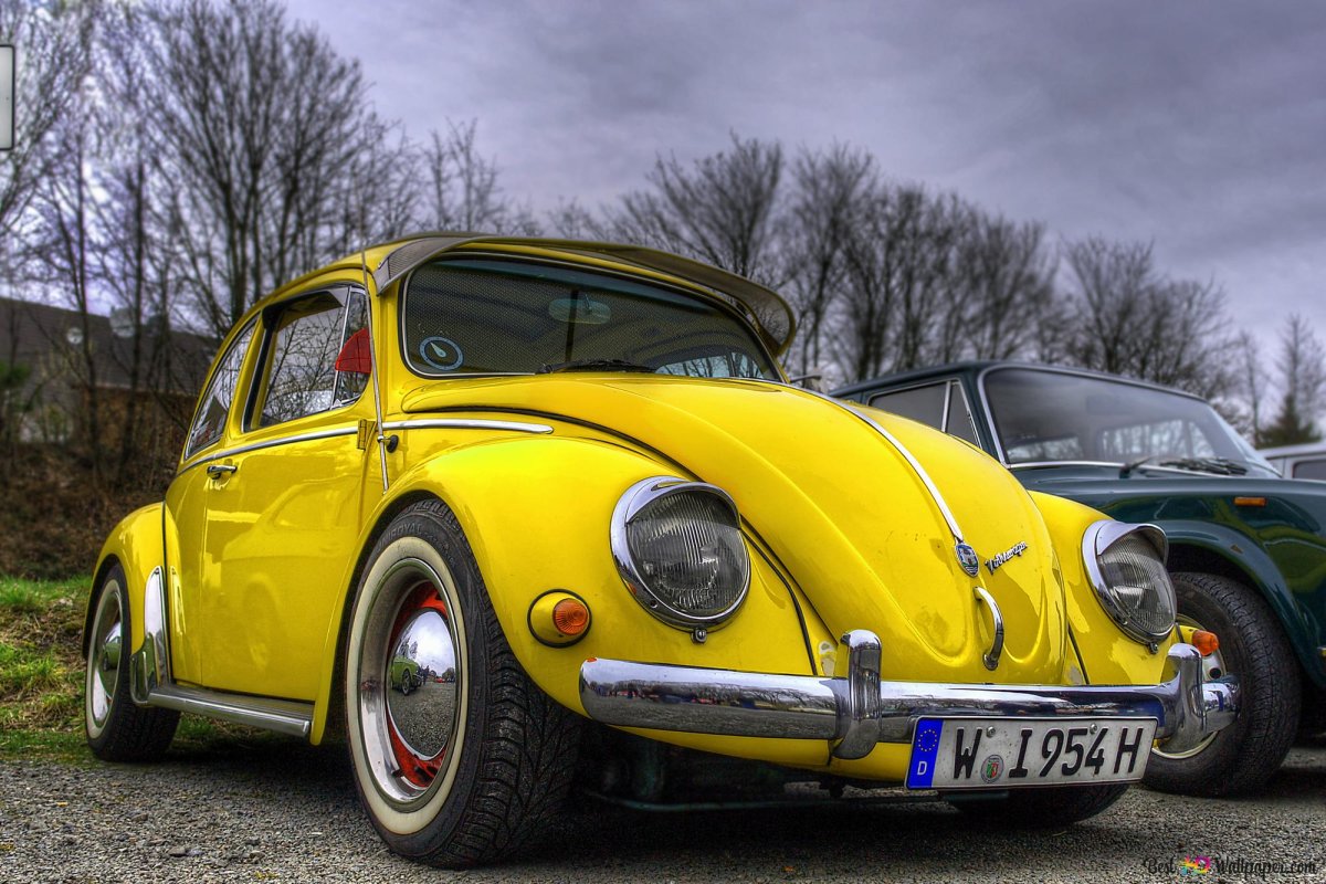 Volkswagen Beetle желтый