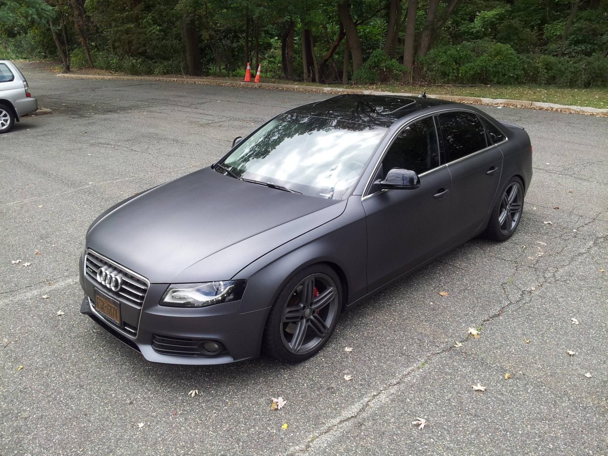 Темно серый пластидип Audi a6