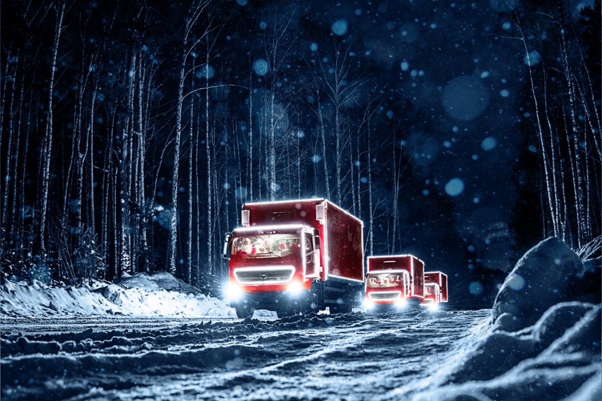 Рождественский грузовик