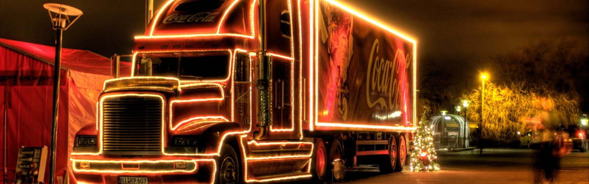 Новый год 4к Кока кола