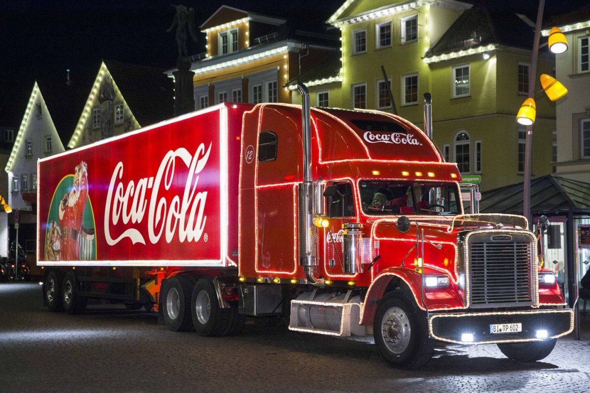 Freightliner грузовик Coca Cola