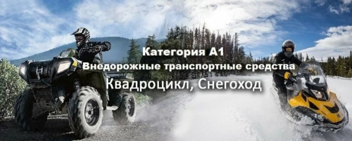 Внедорожные мототранспортные средства категории а1