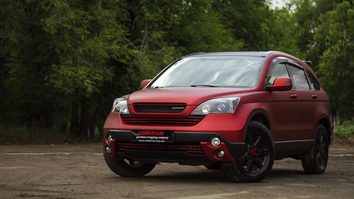Honda CR-V красная