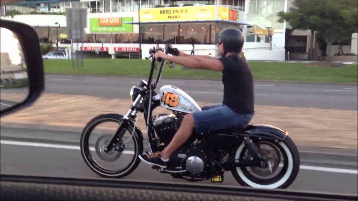 Высокий руль Harley Davidson Sportster 48
