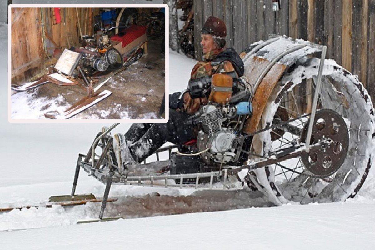 Снегоходы самоделки на базе мотоцикла Урал