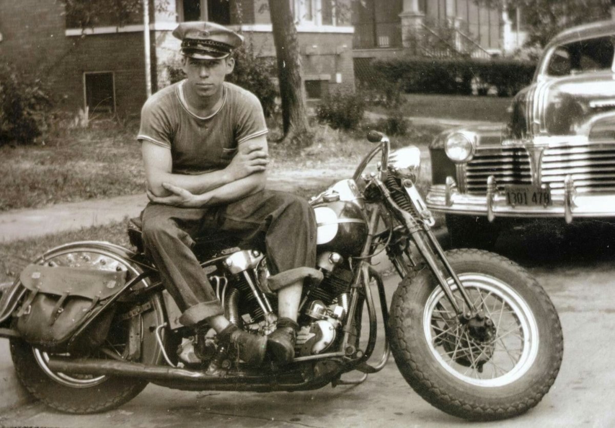 Старые Харлей Дэвидсон мотоциклы