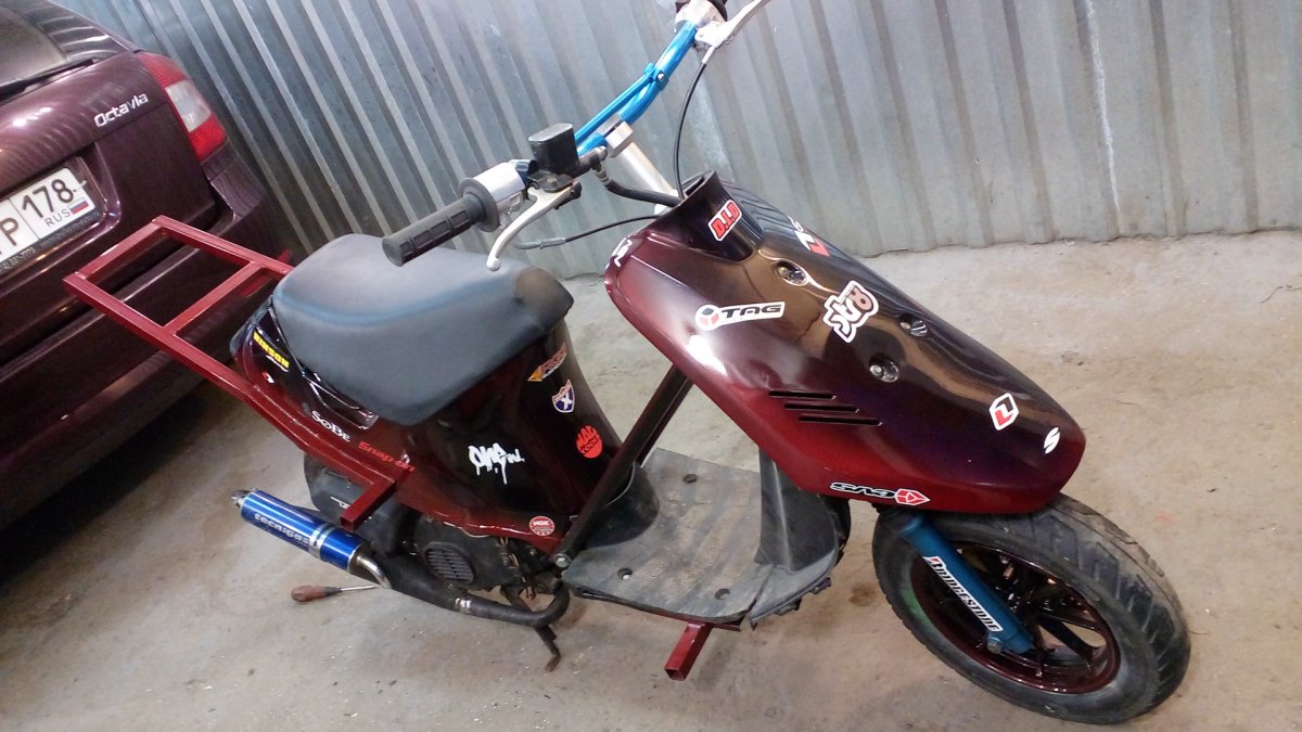 Honda Dio 34 под стант