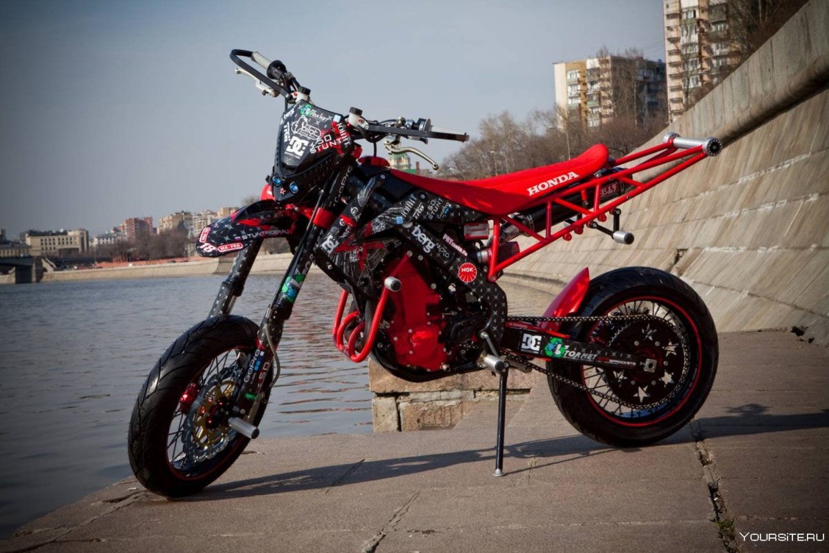 Кросс 450 стант мотард