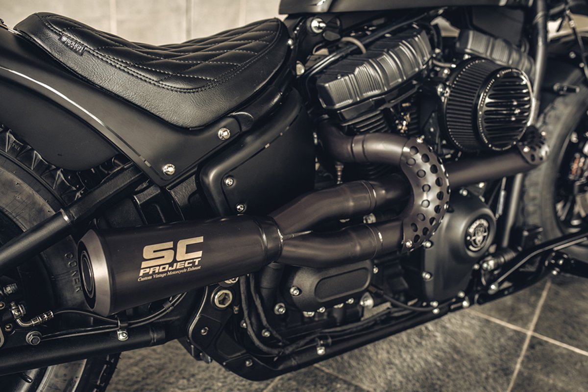 Harley Davidson fat Bob Mighty Guerilla
