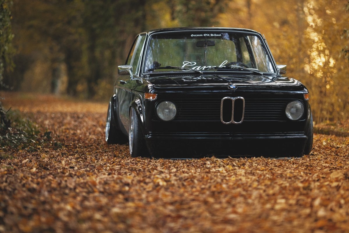BMW e30 осень
