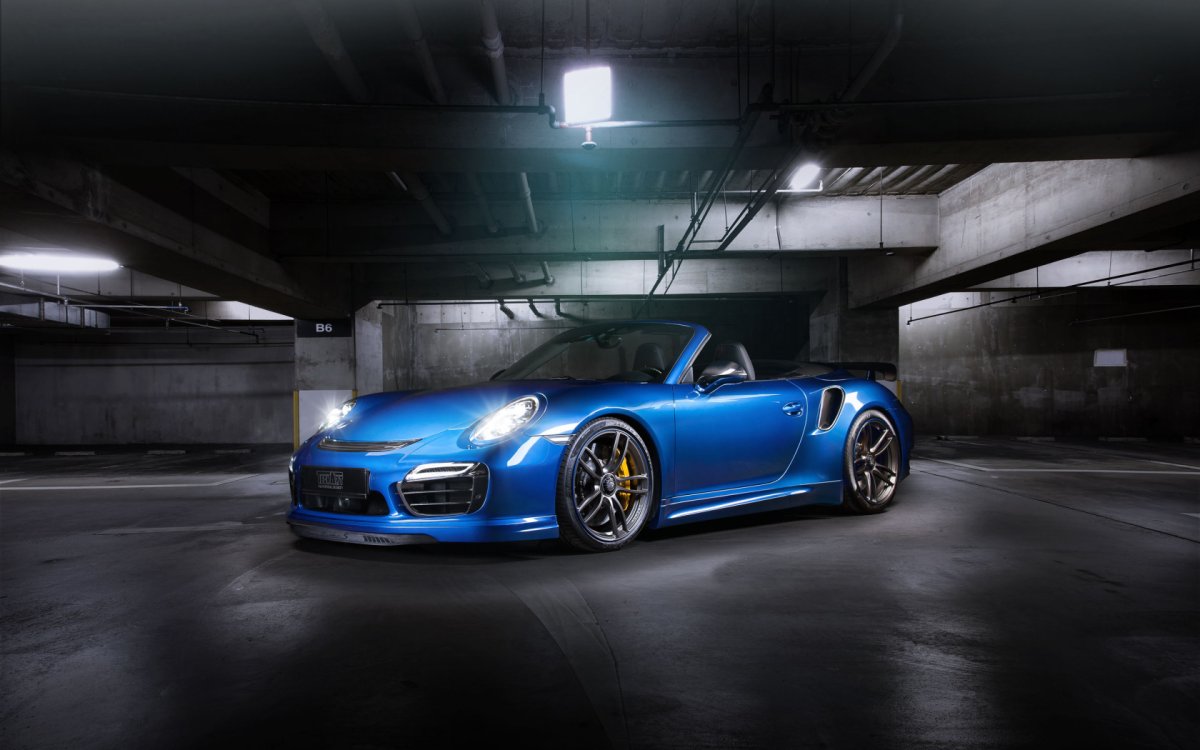 Порше 911 TECHART Blue