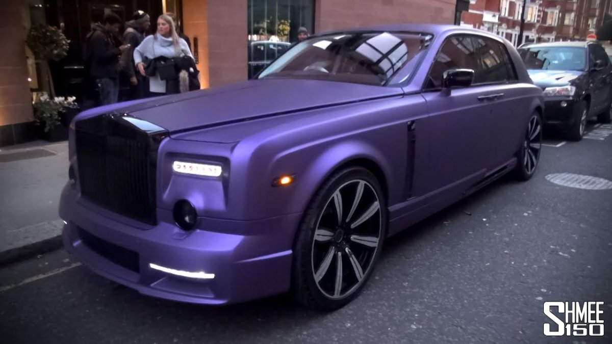 Rolls Royce Phantom Purple