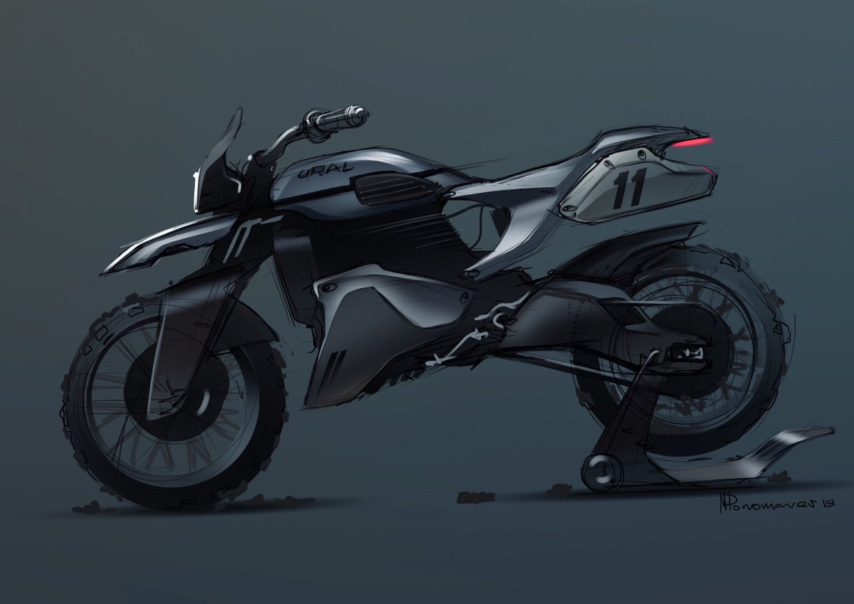 Мотоцикл Урал концепт