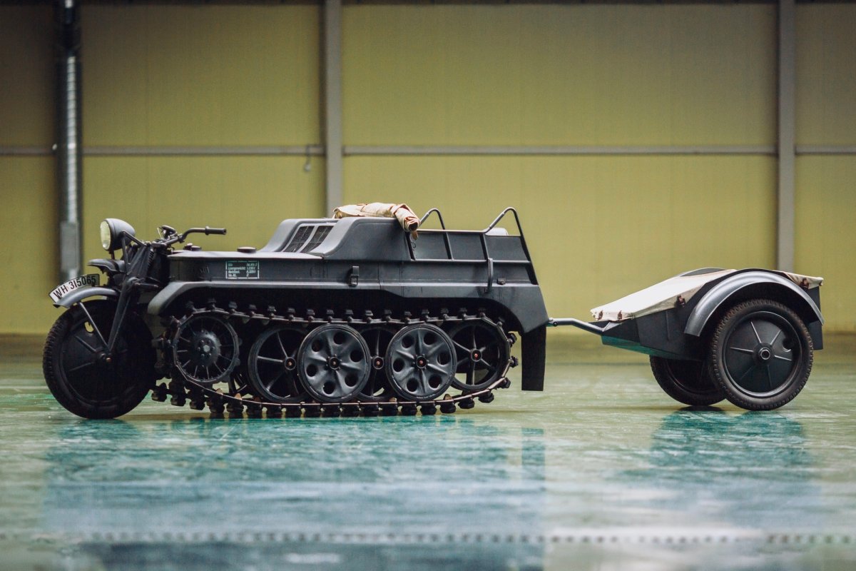 Kettenkrad HK 101 — полугусеничный мотоцикл