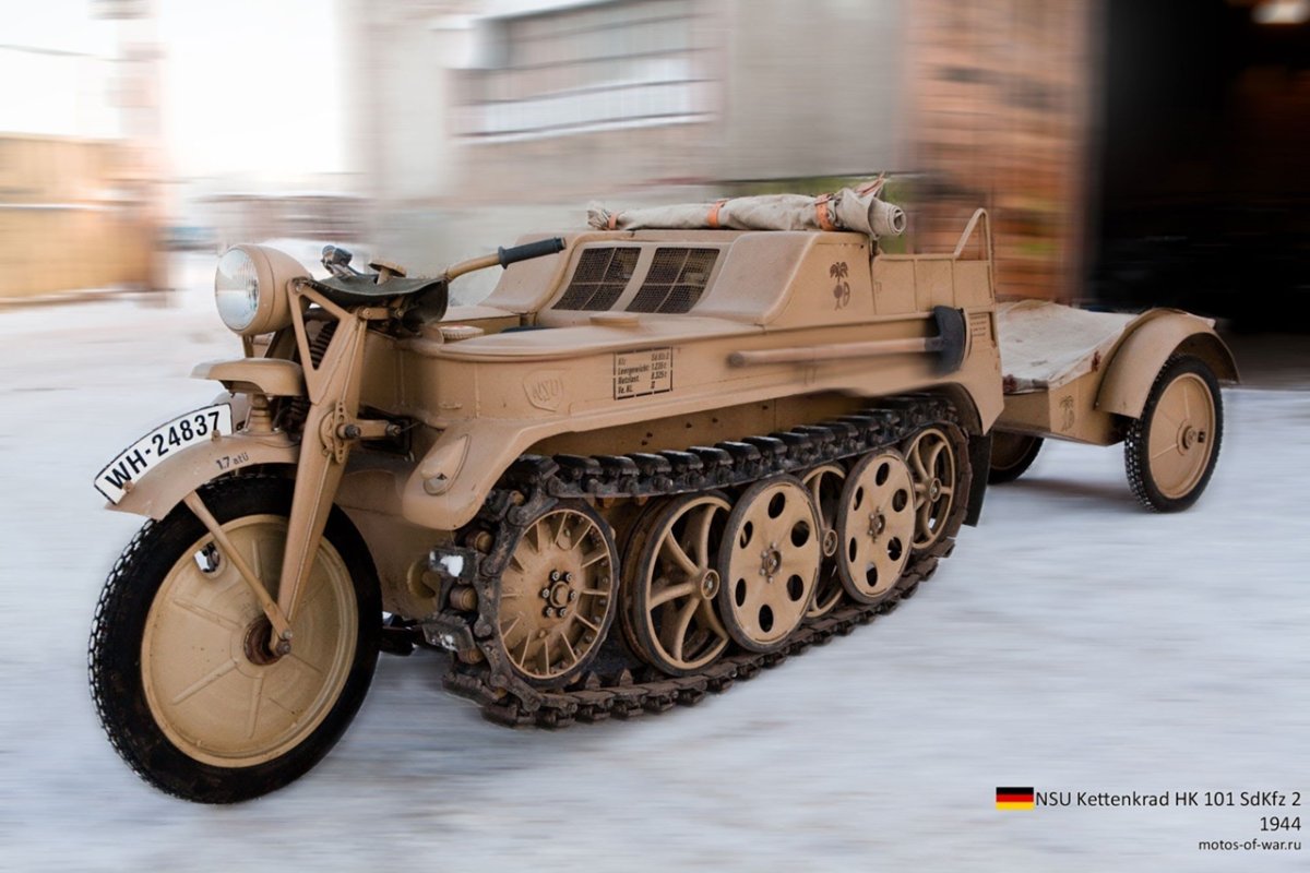 Гусеничный мотоцикл SDKFZ 2
