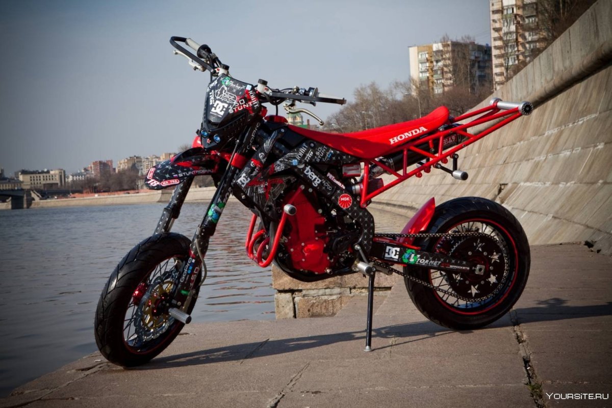 Кросс 450 стант мотард