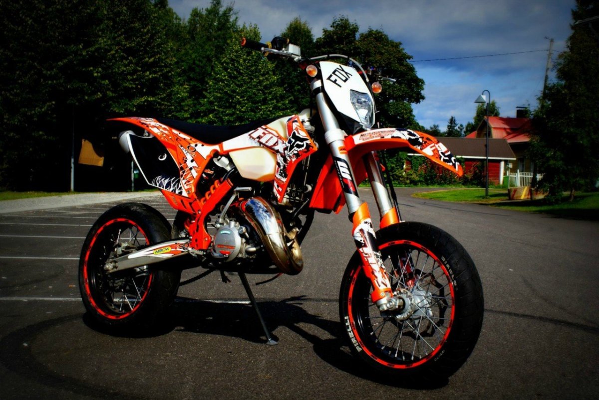 KTM стант мотард
