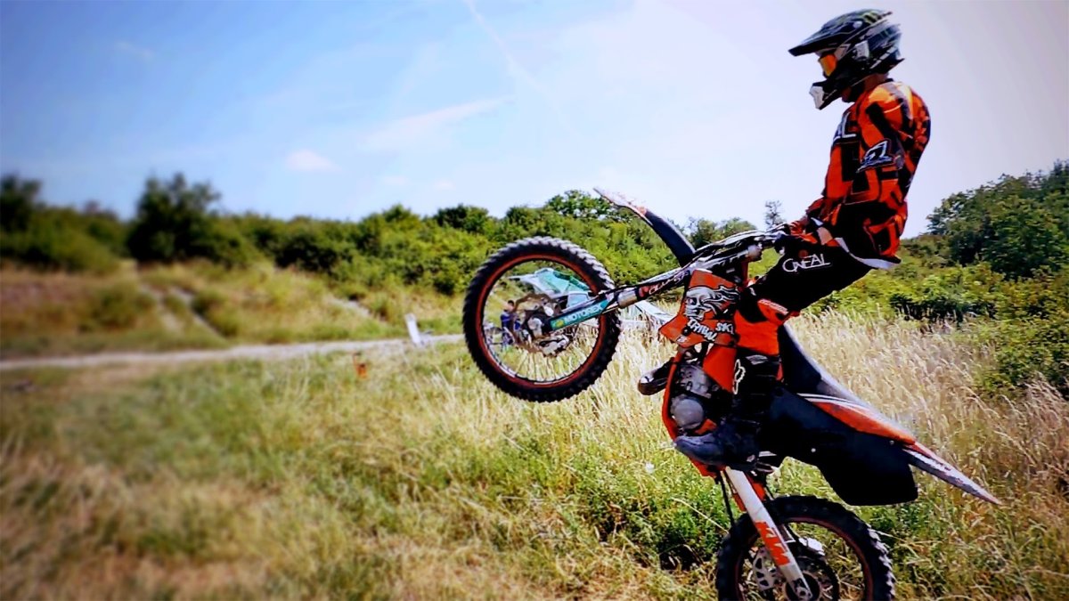 KTM 125 стант